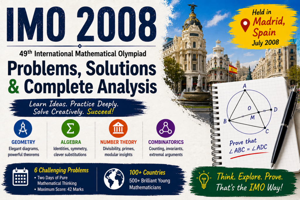 International Mathematical Olympiad 2008 imo2008 image